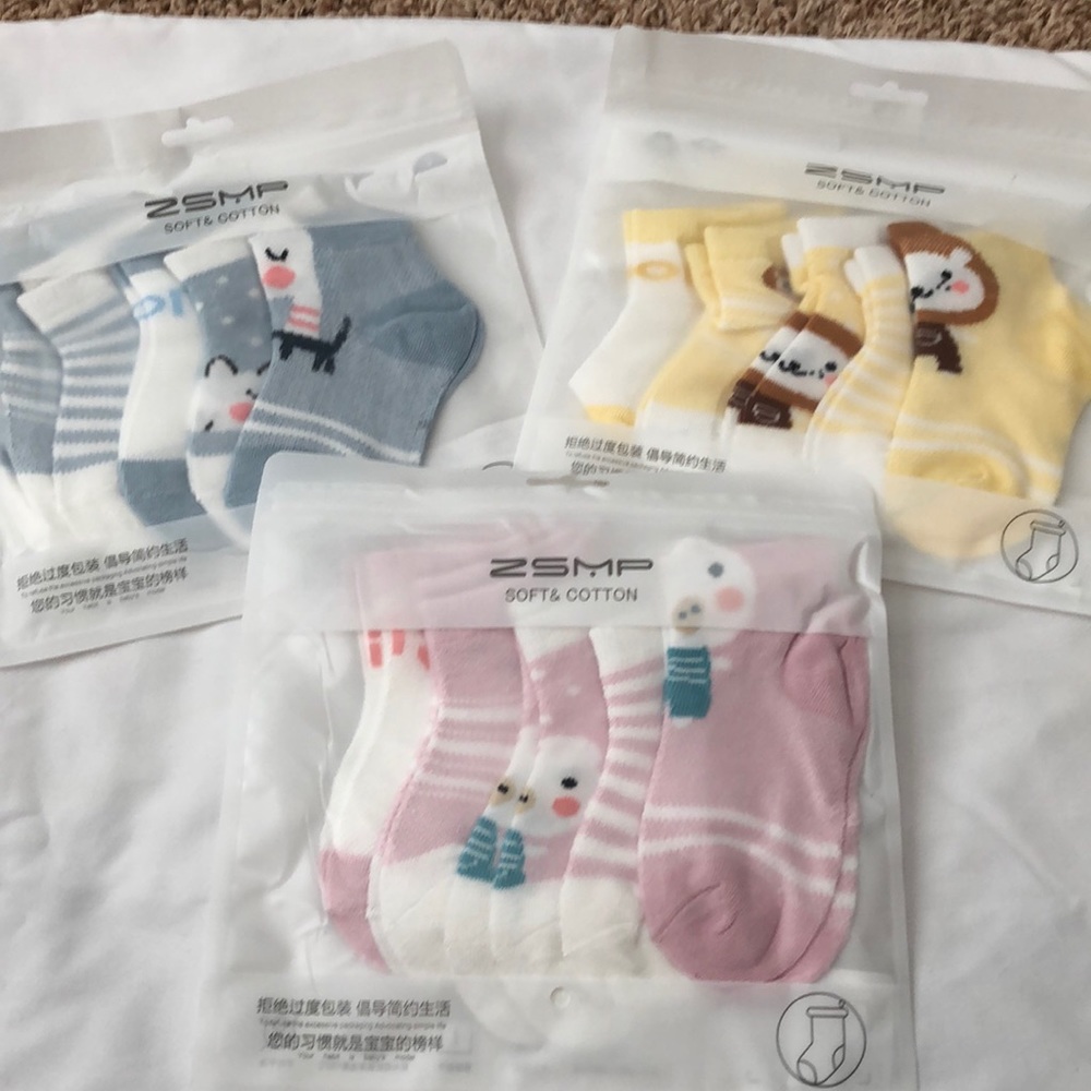 Kids cotton blend socks